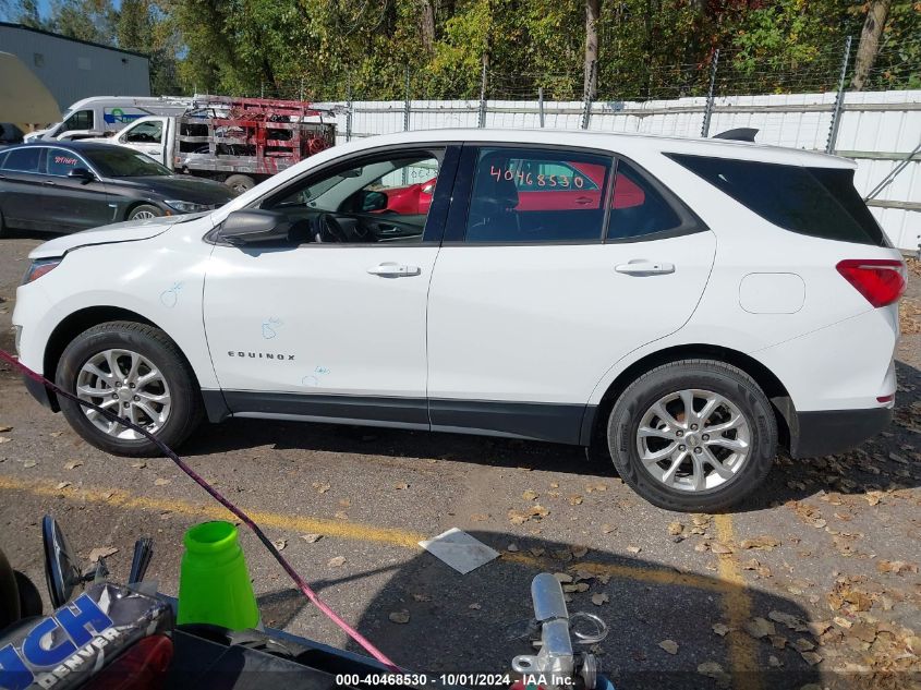 2018 Chevrolet Equinox Ls VIN: 2GNAXHEVXJ6106166 Lot: 40468530