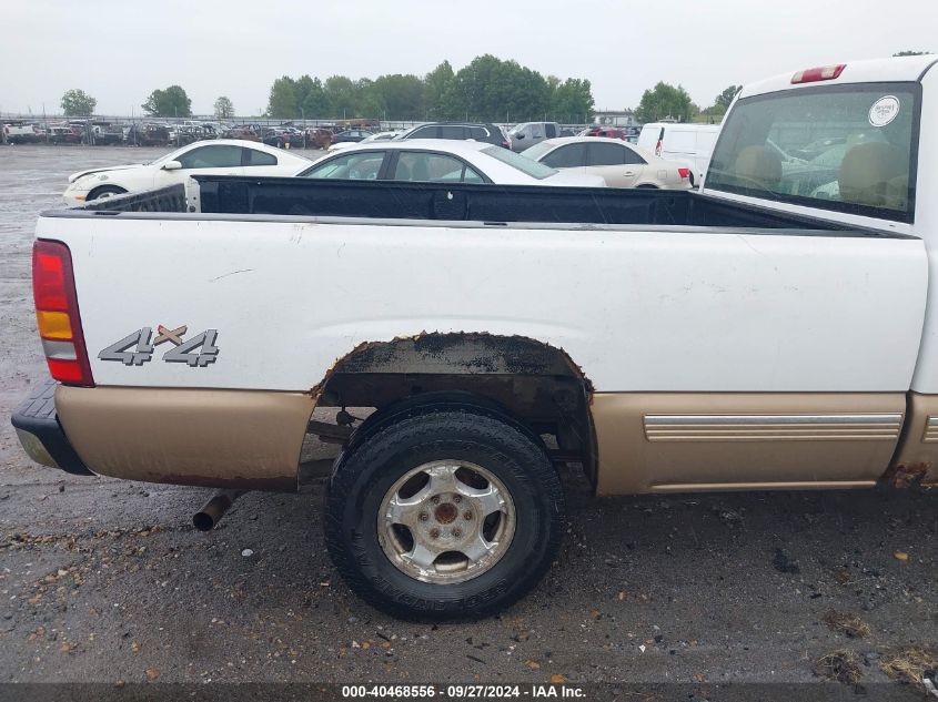 1999 Chevrolet Silverado 1500 Ls VIN: 1GCEK14T8XE100774 Lot: 40468556