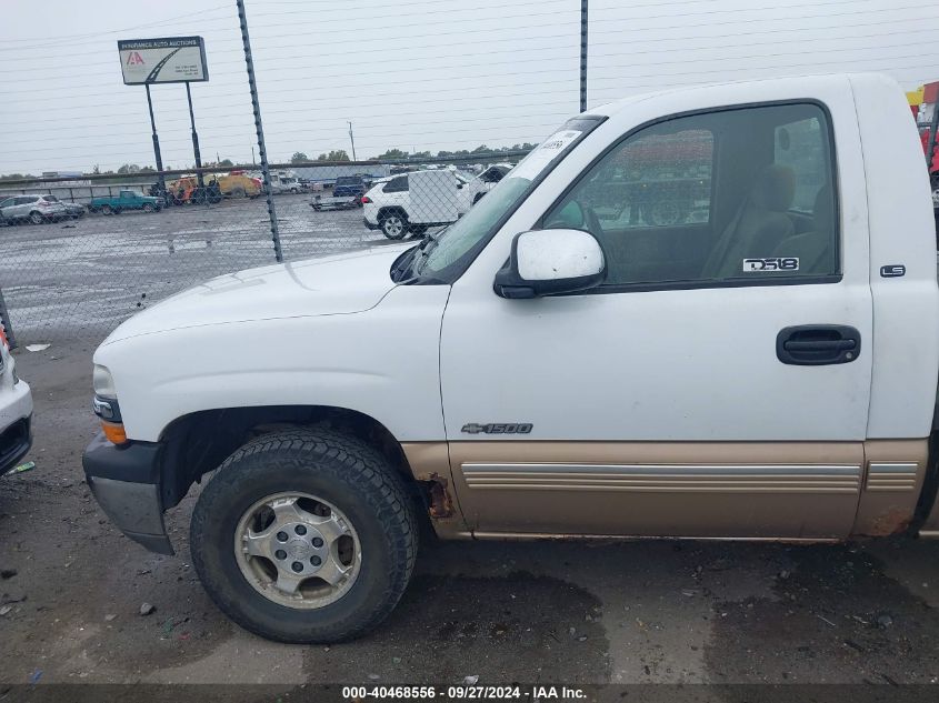 1999 Chevrolet Silverado 1500 Ls VIN: 1GCEK14T8XE100774 Lot: 40468556