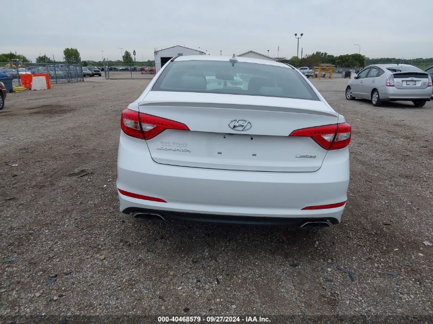 2015 Hyundai Sonata Limited VIN: 5NPE34AFXFH099154 Lot: 40468579