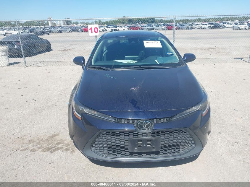 2022 Toyota Corolla Le VIN: 5YFEPMAE3NP310496 Lot: 40468611