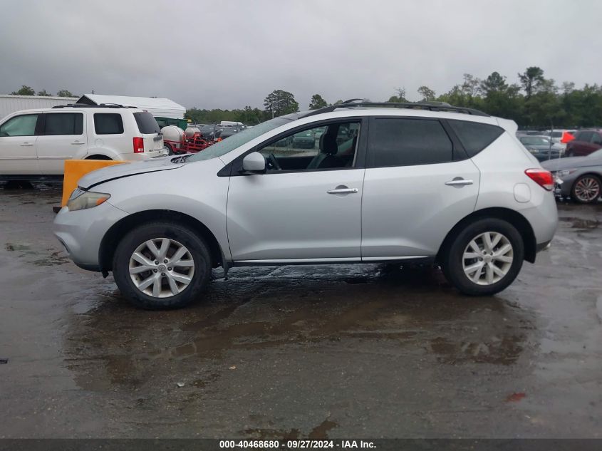 2012 Nissan Murano Sl VIN: JN8AZ1MW3CW209883 Lot: 40468680