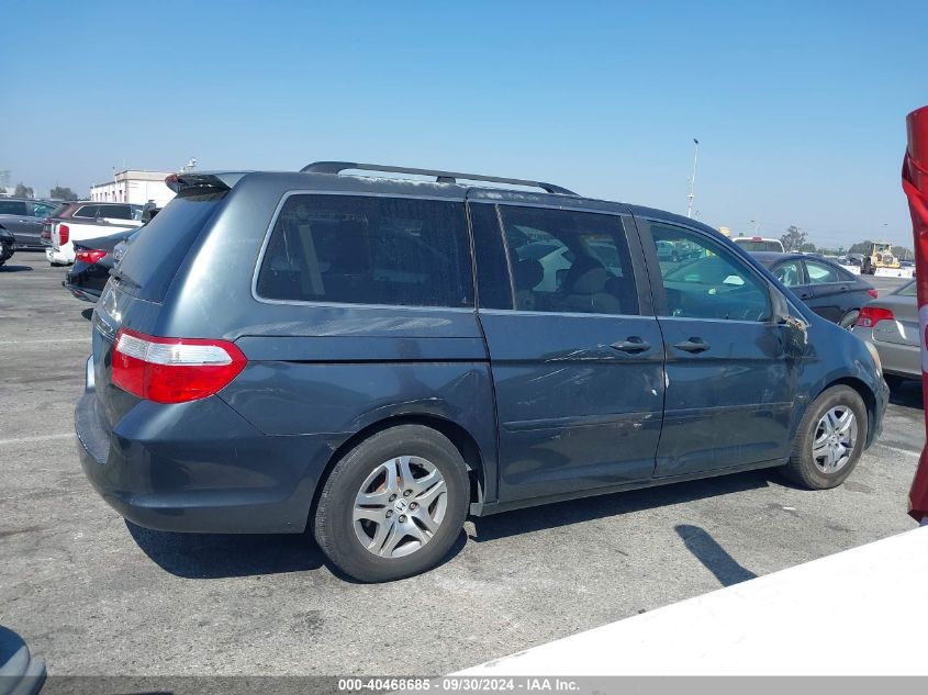 2006 Honda Odyssey Ex VIN: 5FNRL38446B461638 Lot: 40468685