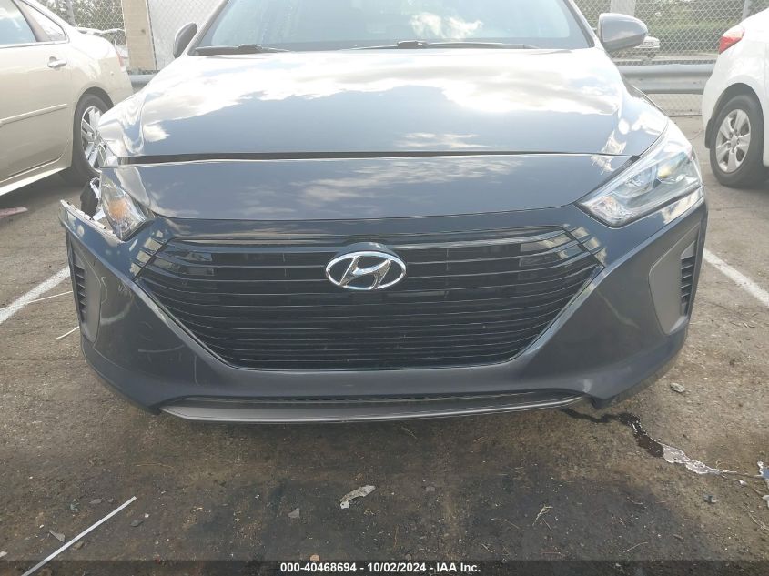 KMHC65LC9KU124712 2019 Hyundai Ioniq Hybrid Blue