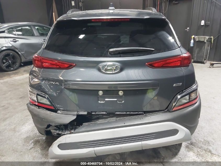 2022 Hyundai Kona Sel VIN: KM8K6CAB3NU890935 Lot: 40468704