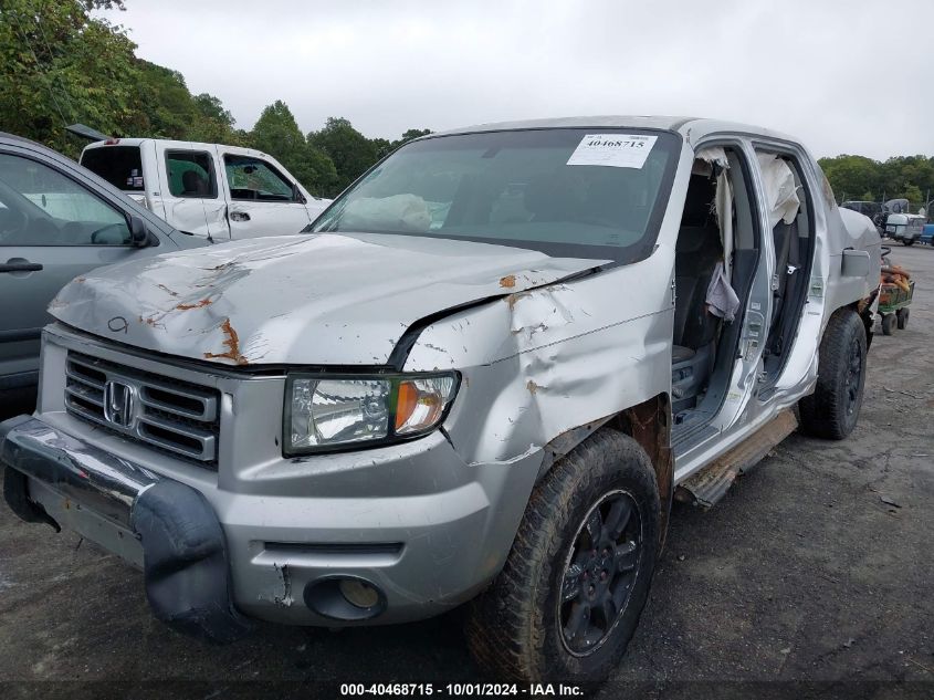 2006 Honda Ridgeline Rtl VIN: 2HJYK16566H558666 Lot: 40468715