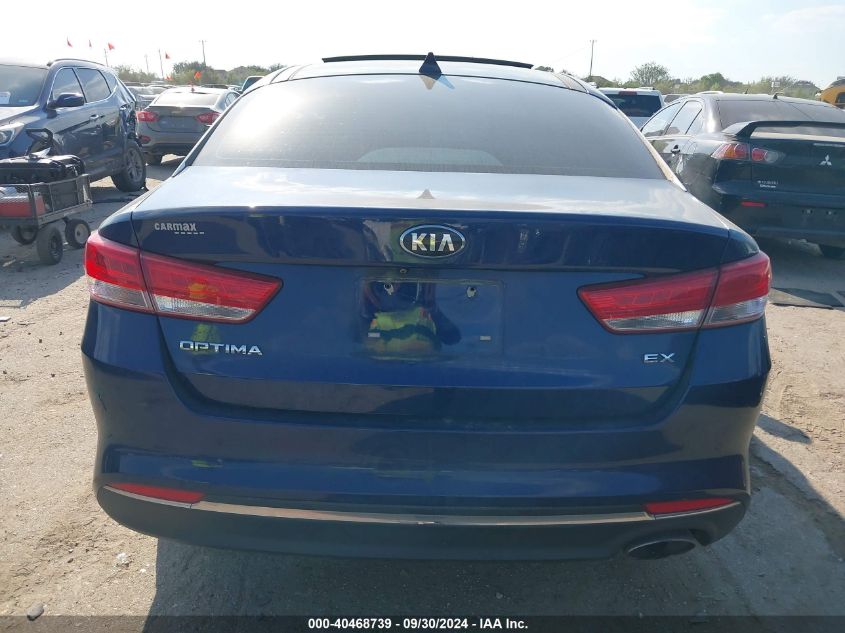 2016 Kia Optima Ex VIN: 5XXGU4L35GG096300 Lot: 40468739