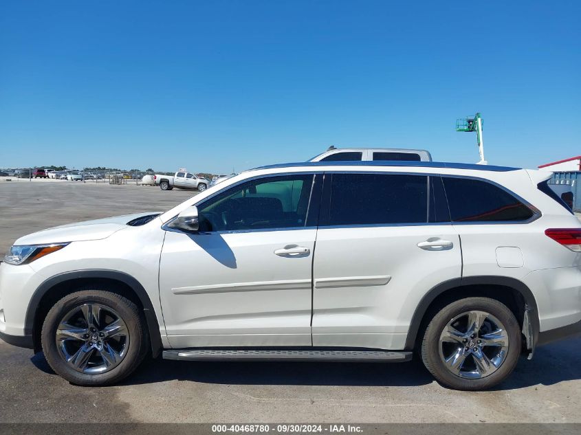 2017 Toyota Highlander Limited Platinum VIN: 5TDDZRFH8HS466230 Lot: 40468780