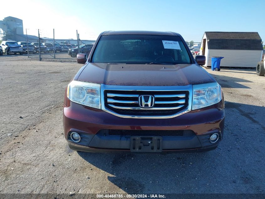 2012 Honda Pilot Exl VIN: 5FNYF4H5XCB048121 Lot: 40468785