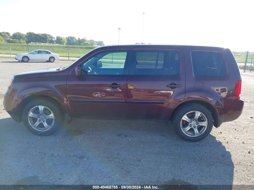 2012 Honda Pilot Exl VIN: 5FNYF4H5XCB048121 Lot: 40468785