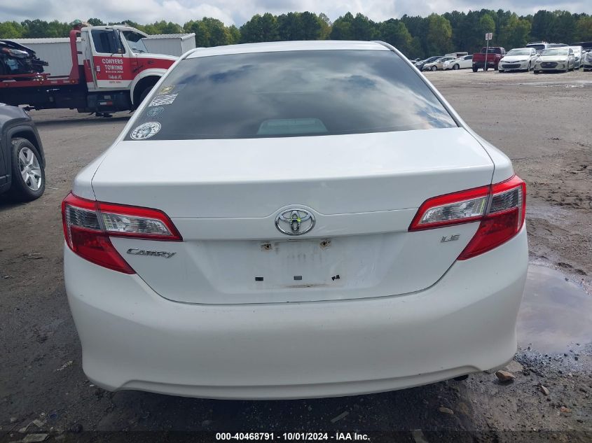 2013 Toyota Camry Le VIN: 4T1BF1FK8DU255799 Lot: 40468791