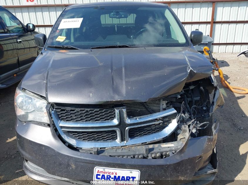 2018 Dodge Grand Caravan Se VIN: 2C4RDGBG7JR288461 Lot: 40468801