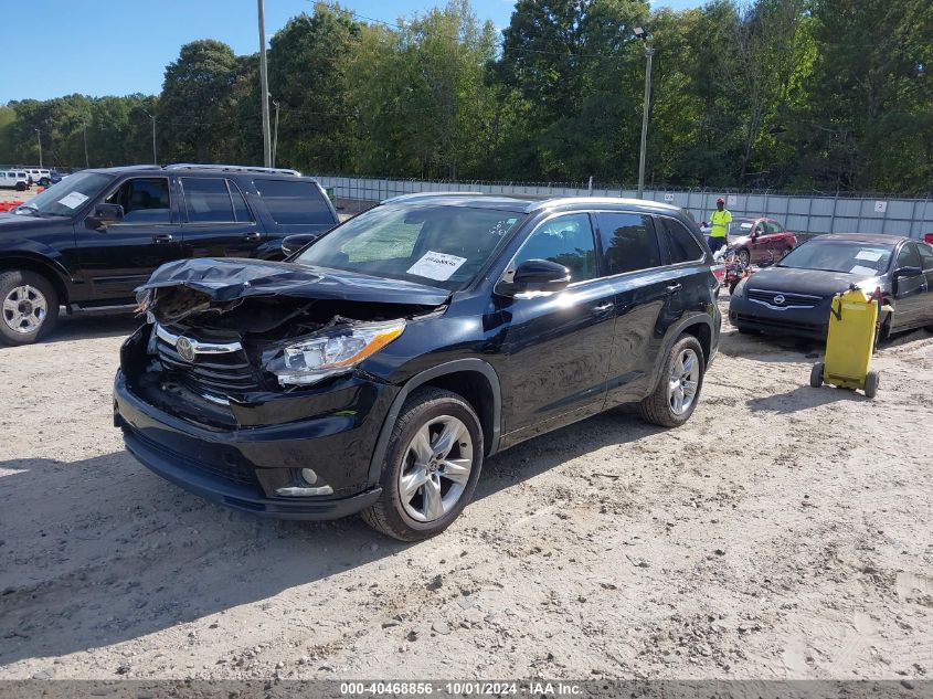 5TDYKRFH5GS186303 2016 TOYOTA HIGHLANDER - Image 2