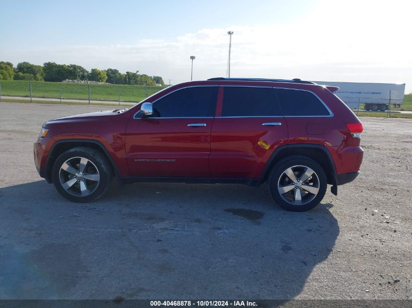 2014 Jeep Grand Cherokee Limited VIN: 1C4RJFBG3EC518949 Lot: 40468878