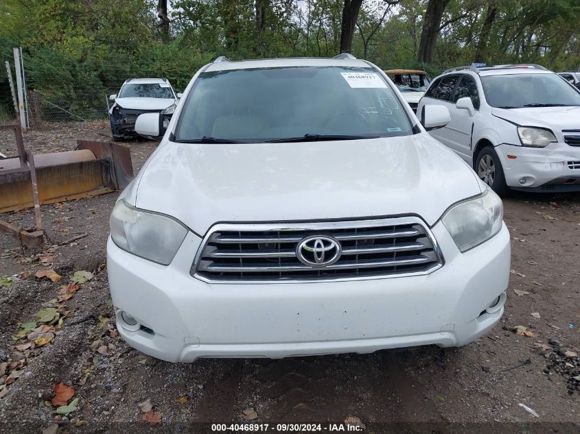 5TDDK3EH5AS037362 2010 Toyota Highlander Limited V6