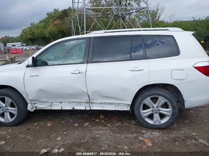 5TDDK3EH5AS037362 2010 Toyota Highlander Limited V6