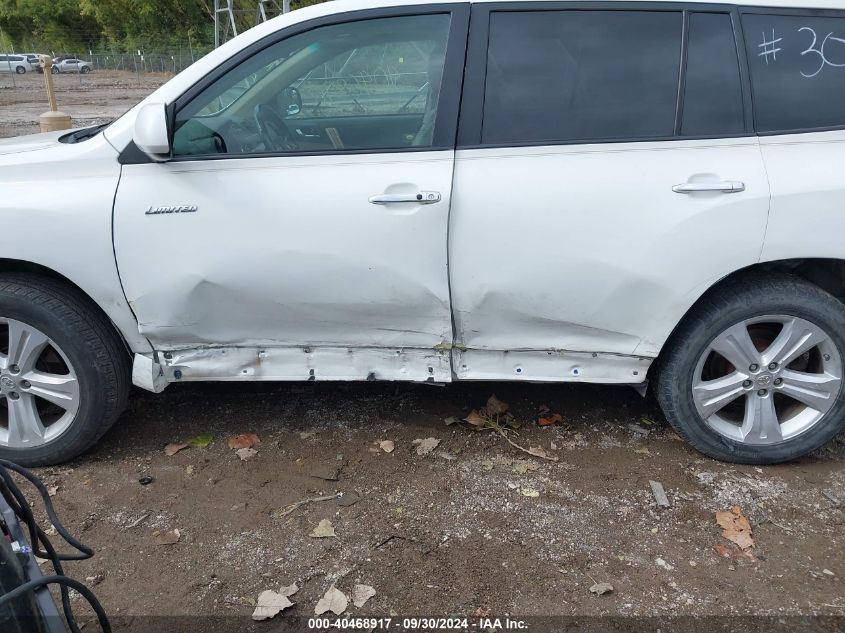 2010 Toyota Highlander Limited V6 VIN: 5TDDK3EH5AS037362 Lot: 40468917