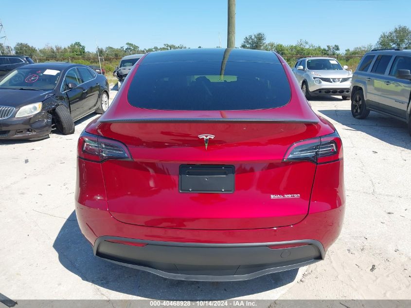 2024 Tesla Model Y Performance Dual Motor All-Wheel Drive VIN: 7SAYGDEF2RF063914 Lot: 40468928