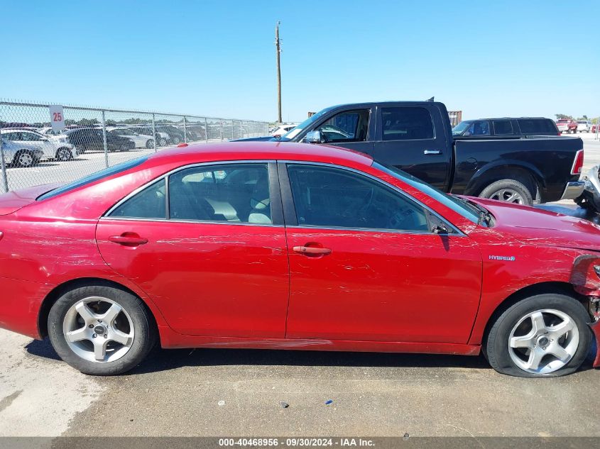 2010 Toyota Camry Hybrid VIN: 4T1BB3EK1AU114237 Lot: 40468956