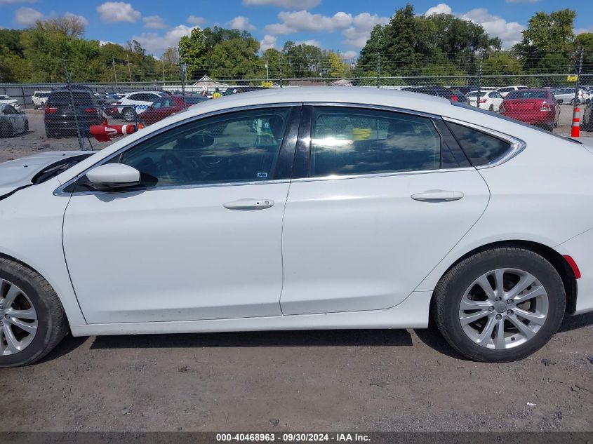 2015 Chrysler 200 Limited VIN: 1C3CCCAB6FN586564 Lot: 40468963