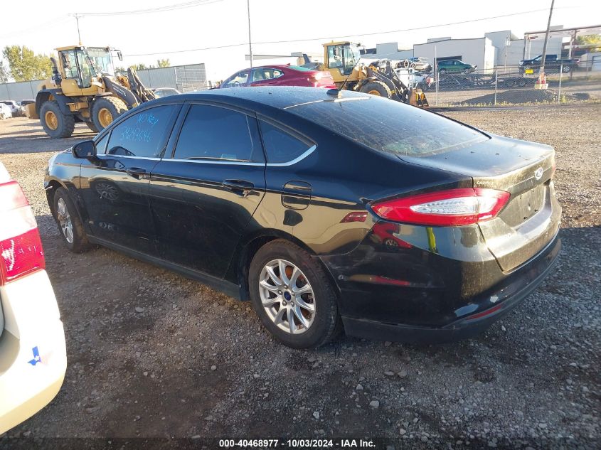 VIN 3FA6P0G78GR338433 2016 Ford Fusion, S no.3