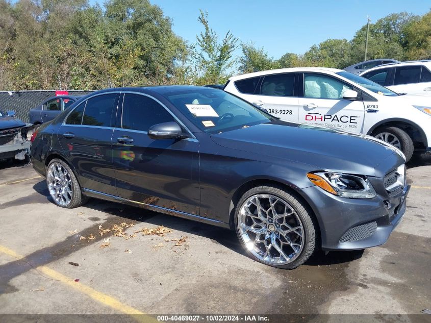 2016 Mercedes-Benz C 300 4Matic/Luxury 4Matic/Sport 4Matic VIN: 55SWF4KB0GU140686 Lot: 40469027