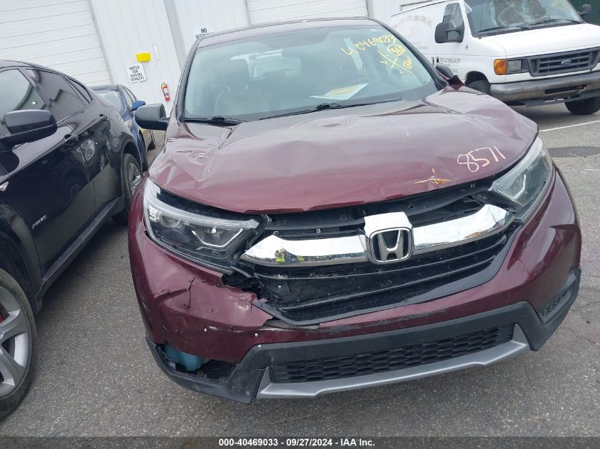 2018 Honda Cr-V Lx VIN: 2HKRW6H3XJH229913 Lot: 40469033