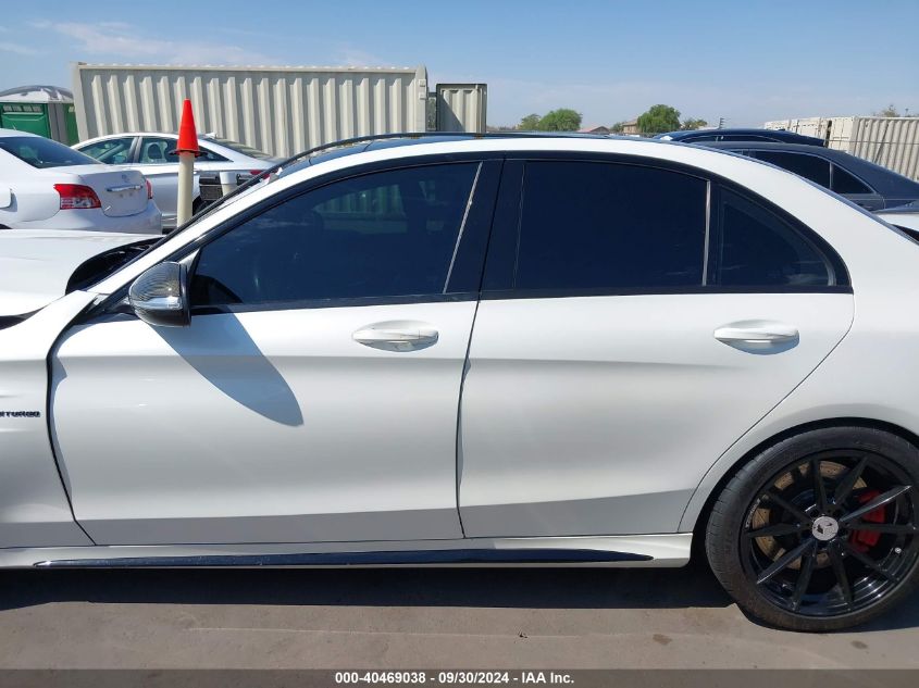 2016 Mercedes-Benz Amg C 63 S VIN: 55SWF8HB1GU117139 Lot: 40469038