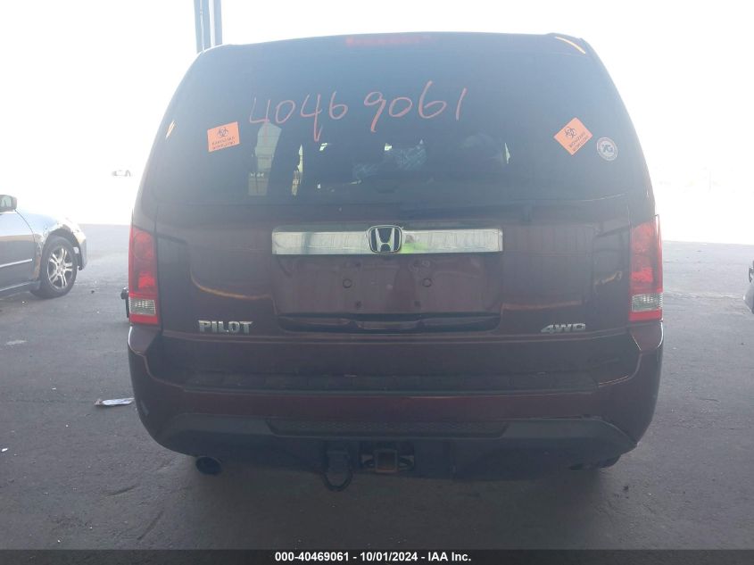 2013 Honda Pilot Exl VIN: 5FNYF4H64DB067659 Lot: 40469061