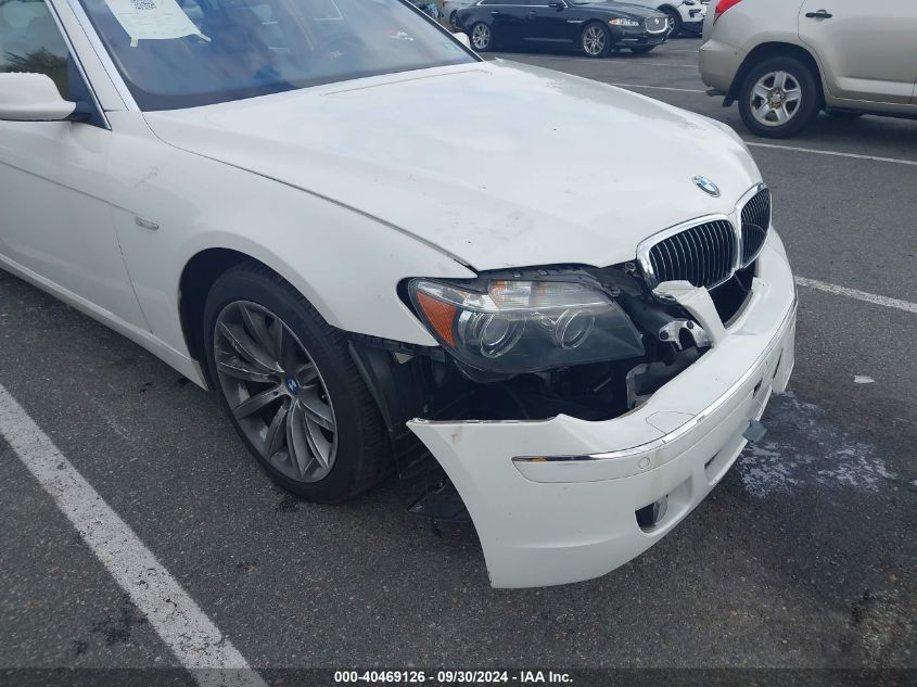 2008 BMW 750Li Li VIN: WBAHN83538DT83329 Lot: 40469126