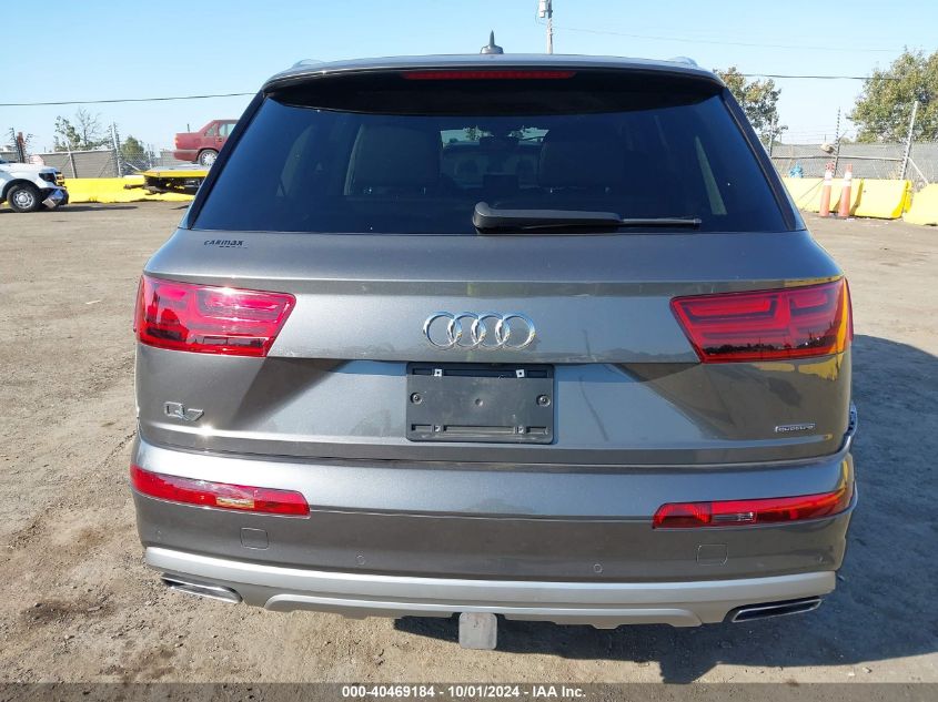 2018 Audi Q7 2.0T Premium VIN: WA1LHAF78JD035390 Lot: 40469184