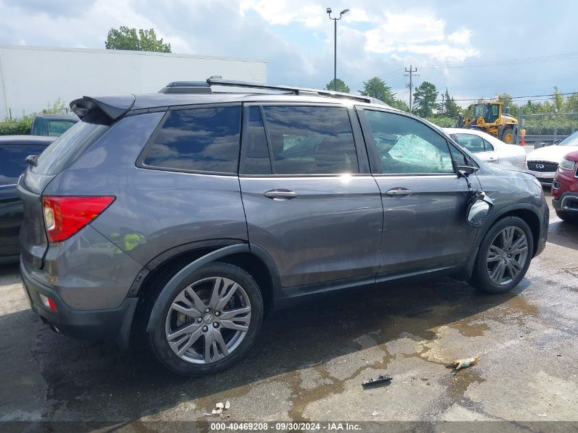 2019 Honda Passport Ex-L VIN: 5FNYF7H50KB000725 Lot: 40469208