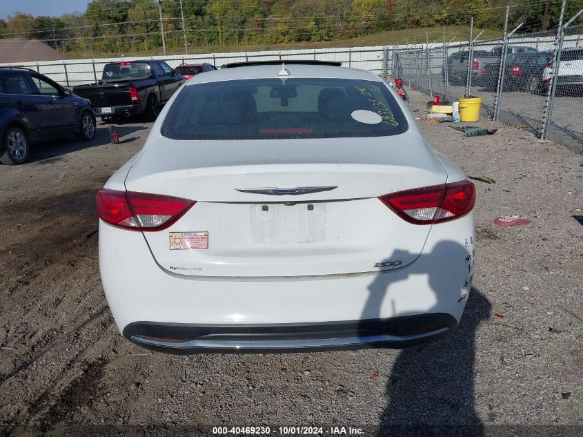 2015 Chrysler 200 Limited VIN: 1C3CCCAB4FN683035 Lot: 40469230