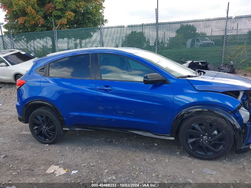 3CZRU6H16MM707449 2021 Honda Hr-V Awd Sport