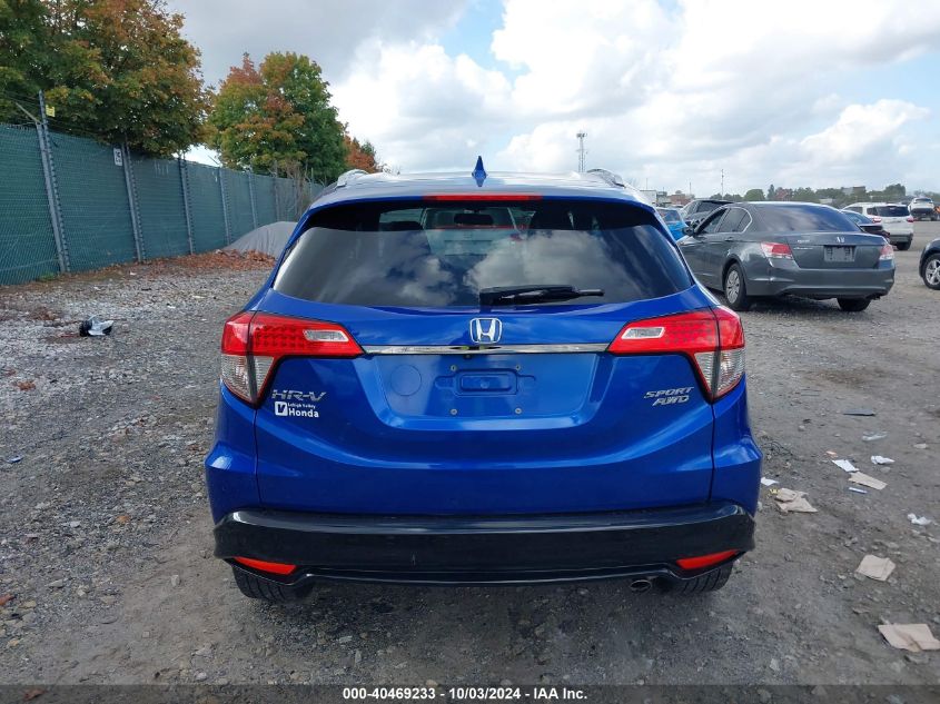 3CZRU6H16MM707449 2021 Honda Hr-V Awd Sport