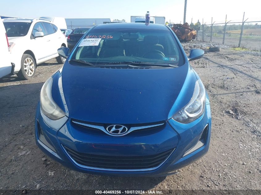 KMHDH4AEXEU133307 2014 Hyundai Elantra Se/Sport/Limited