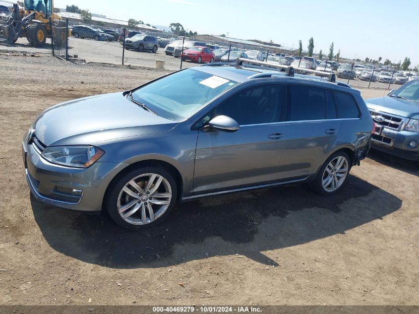 3VWC17AU4HM507221 2017 Volkswagen Golf Sportwagen Tsi S/Tsi Se/Tsi Sel