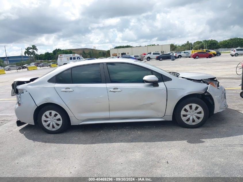 2021 Toyota Corolla L VIN: JTDDPMAEXMJ122234 Lot: 40469296