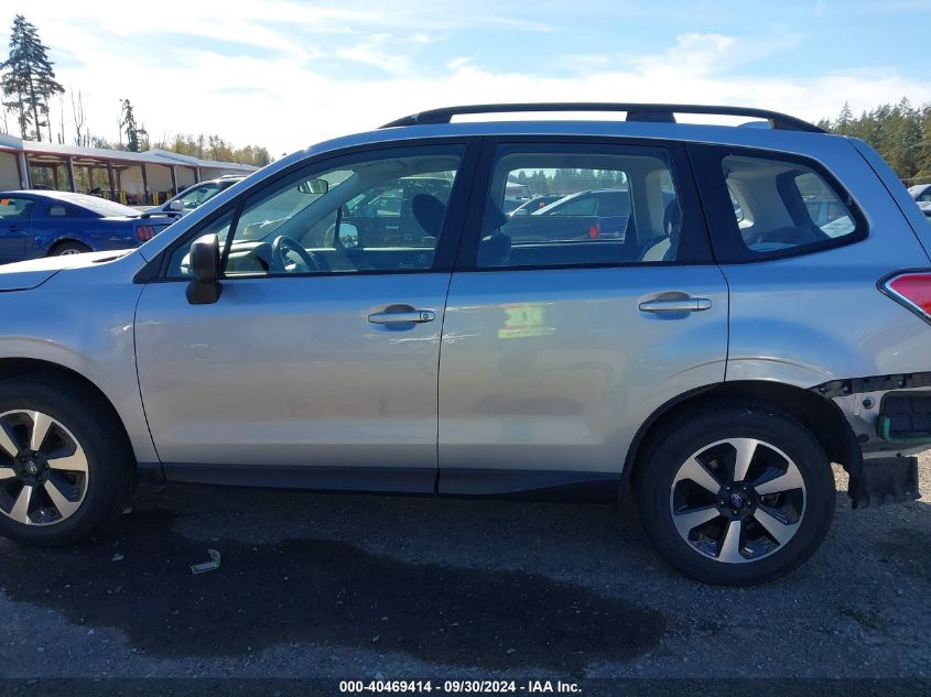 2018 Subaru Forester 2.5I VIN: JF2SJABC5JH458592 Lot: 40469414