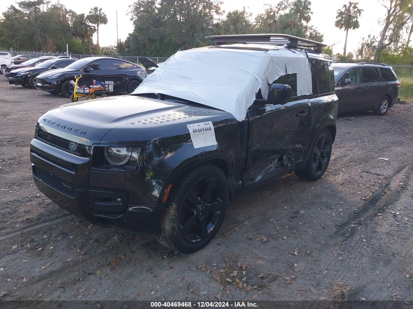 Vin: saley6ru3n2094502, lot: 40958161, land rover defender 90 x-dynamic s 20222