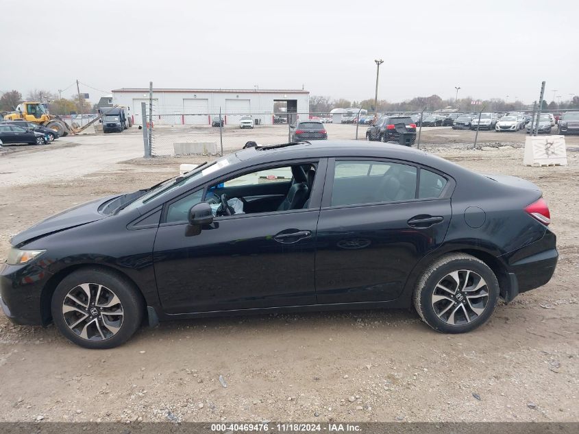 2013 Honda Civic Exl VIN: 19XFB2F97DE036593 Lot: 40469476