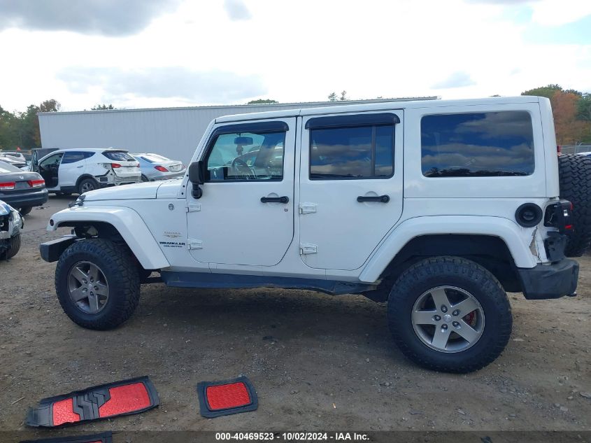 2013 Jeep Wrangler Unlimited Sahara VIN: 1C4BJWEG0DL698984 Lot: 40469523