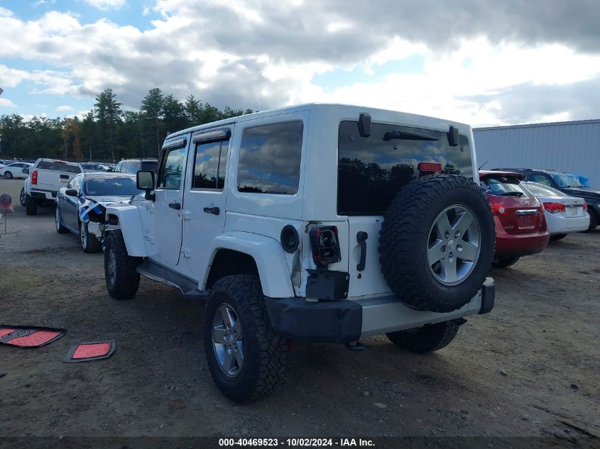 2013 Jeep Wrangler Unlimited Sahara VIN: 1C4BJWEG0DL698984 Lot: 40469523