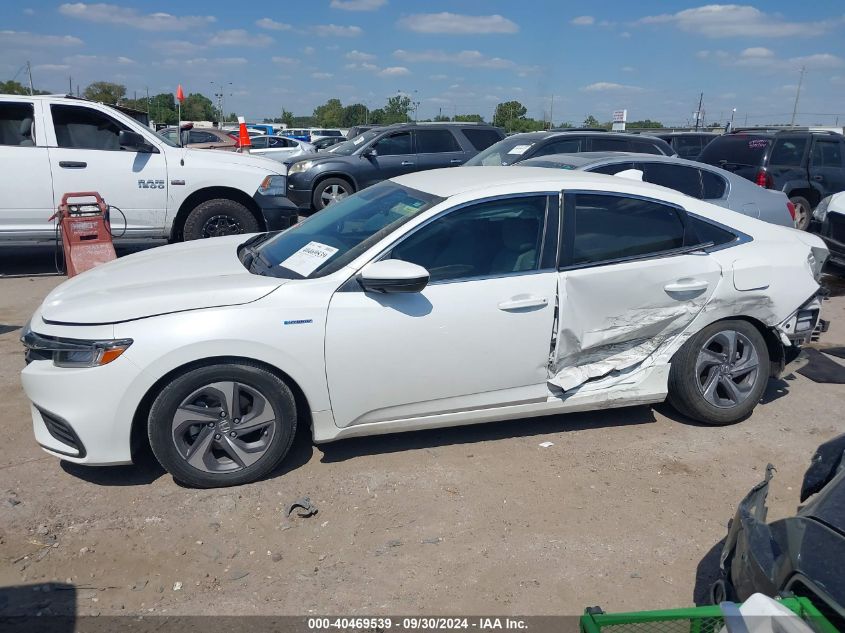 2019 Honda Insight Ex VIN: 19XZE4F50KE021282 Lot: 40469539