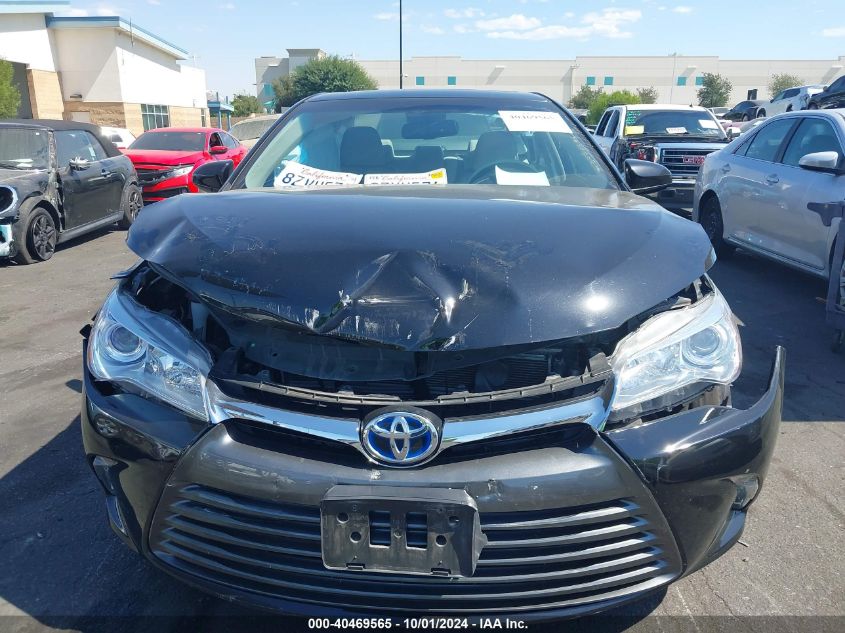 2015 Toyota Camry Hybrid Xle VIN: 4T1BD1FK7FU149630 Lot: 40469565