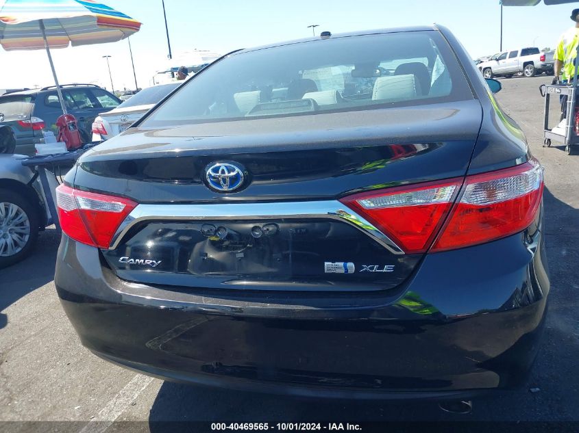 2015 Toyota Camry Hybrid Xle VIN: 4T1BD1FK7FU149630 Lot: 40469565