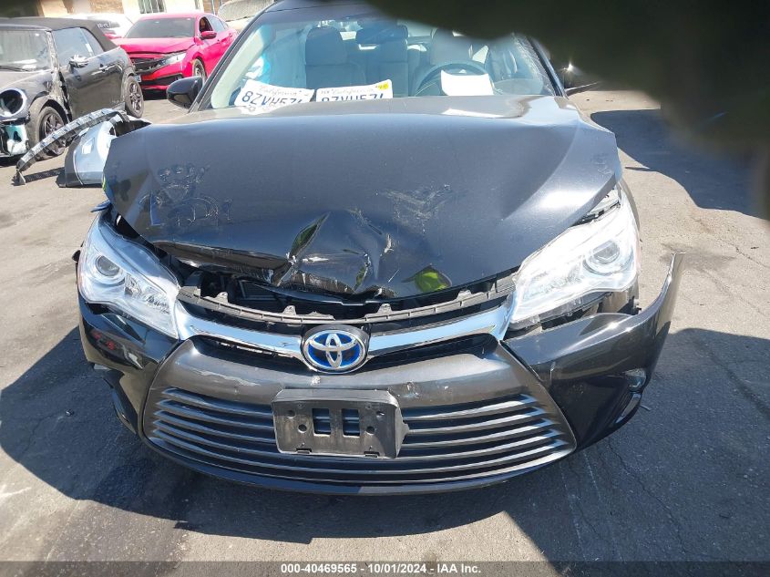 2015 Toyota Camry Hybrid Xle VIN: 4T1BD1FK7FU149630 Lot: 40469565