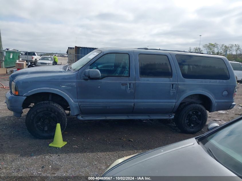 2002 Ford Excursion Limited VIN: 1FMNU43S42EB87758 Lot: 40469567