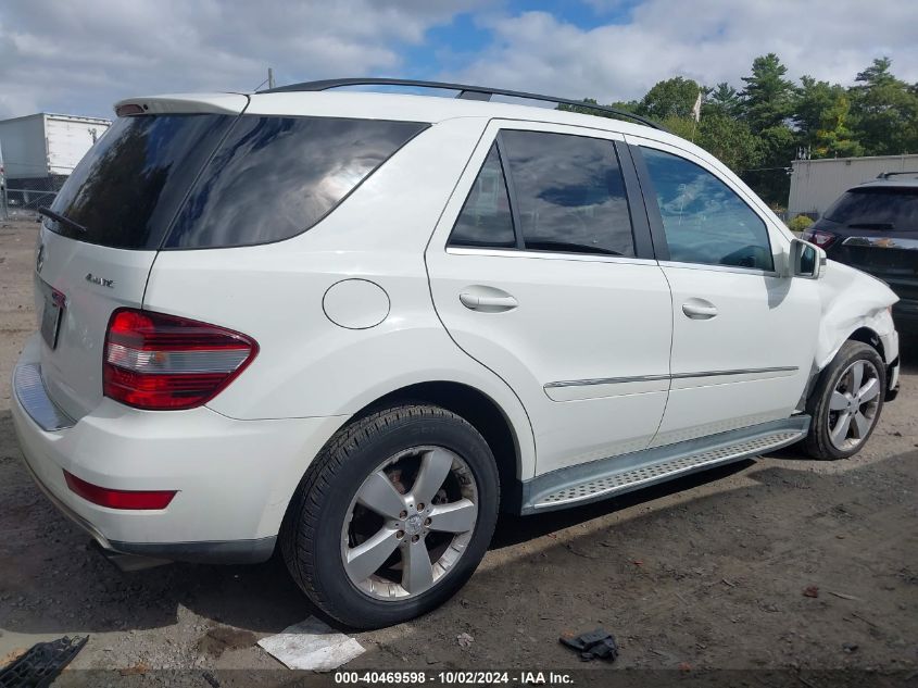 2011 Mercedes-Benz Ml 350 4Matic VIN: 4JGBB8GB9BA674360 Lot: 40469598