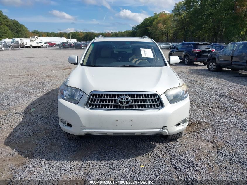 2008 Toyota Highlander Hybrid Limited VIN: JTEEW44A682003480 Lot: 40469601